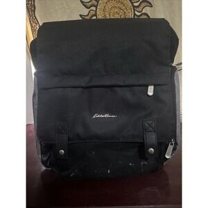 Eddie Bauer Crosstown Cascade Back Pack Diaper‎ Bag - Black/Gray